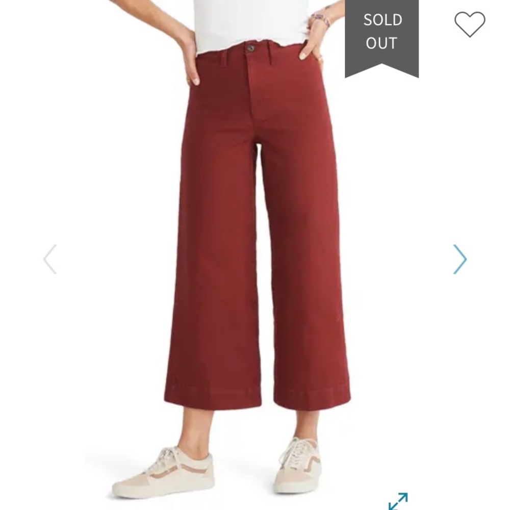 Emmett wide leg madewell pants